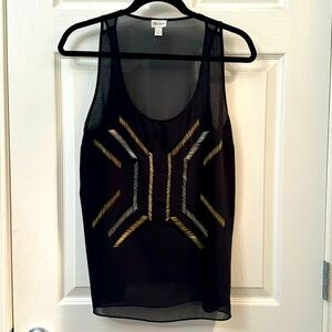 Ladies sleeveless dressy tank